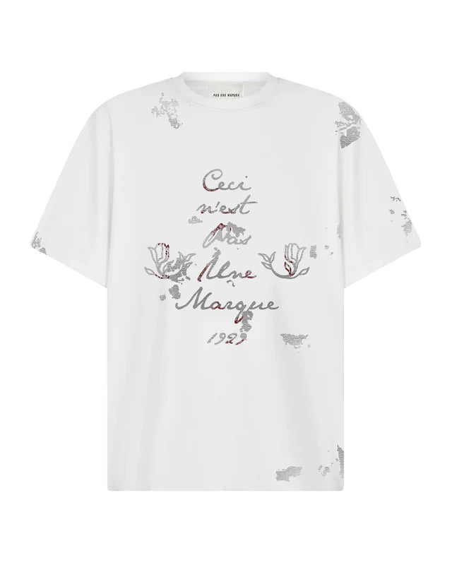 Ceci N'est Pas Une Marque Foil Tee Shirt