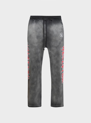 STARS SHINE GRAFFITI SWEATPANTS BLACK