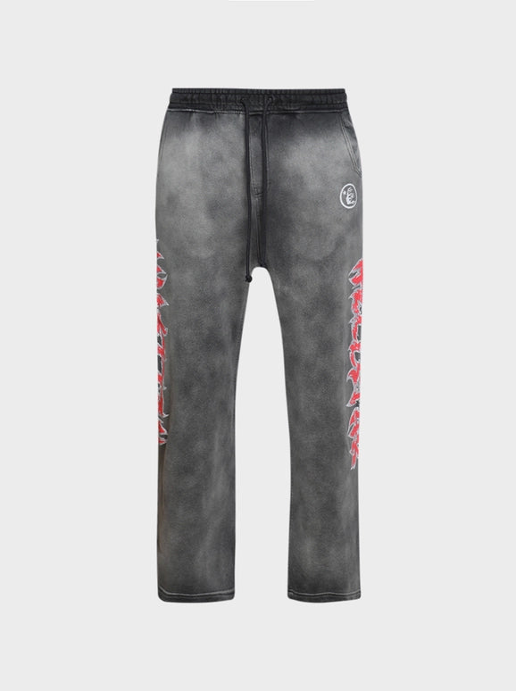 STARS SHINE GRAFFITI SWEATPANTS BLACK
