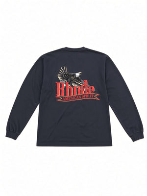 Rhude American Spirit LS Pocket Tee
