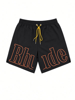 Rhude Logo Track Short