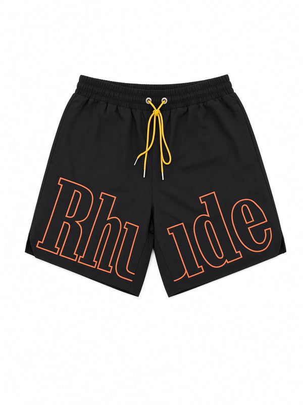 Rhude Logo Track Short