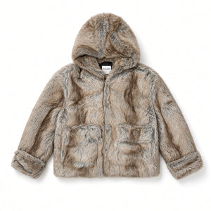 Faux Fur Hoodie