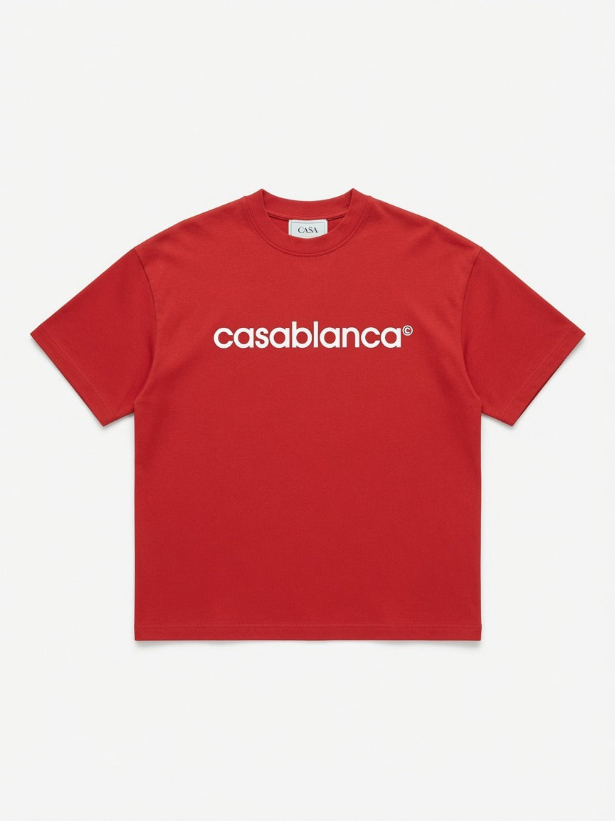 Reflective Logo Oversized T-Shirt