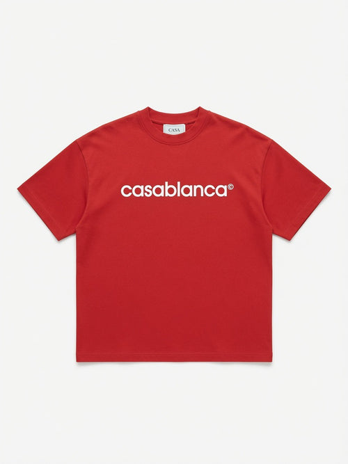 Reflective Logo Oversized T-Shirt