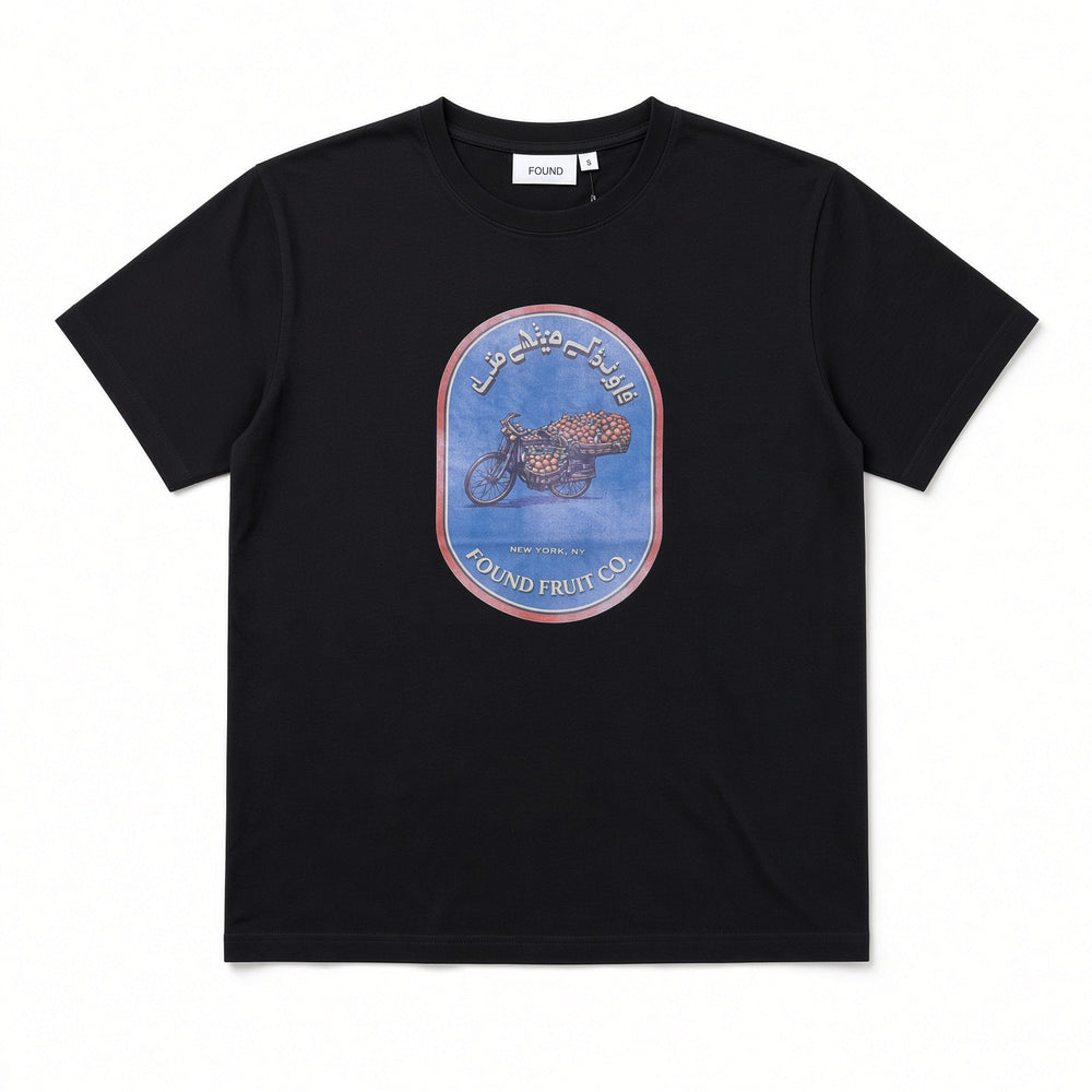 Fruit Co Tee in Faded Black