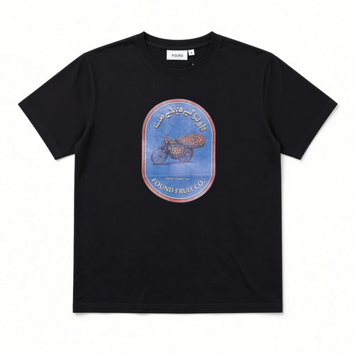 Fruit Co Tee in Faded Black
