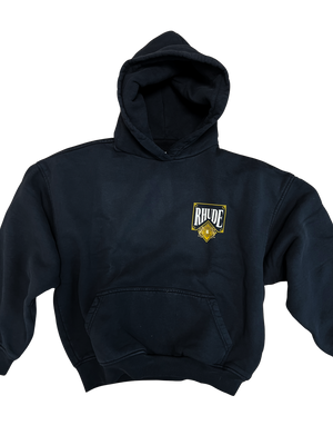 RHUDE PLAYING CARD HOODIE VINTAGE BLACK