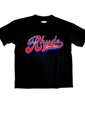 Rhude Pit Stop Tee Vintage Black