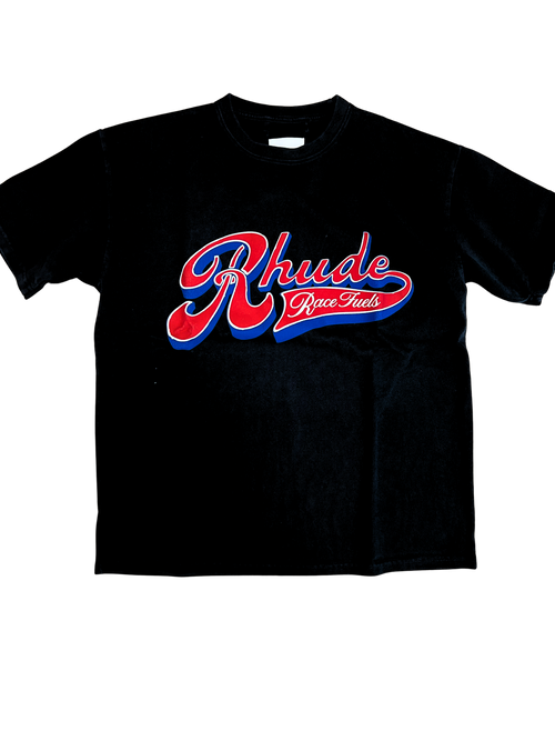 Rhude Pit Stop Tee Vintage Black