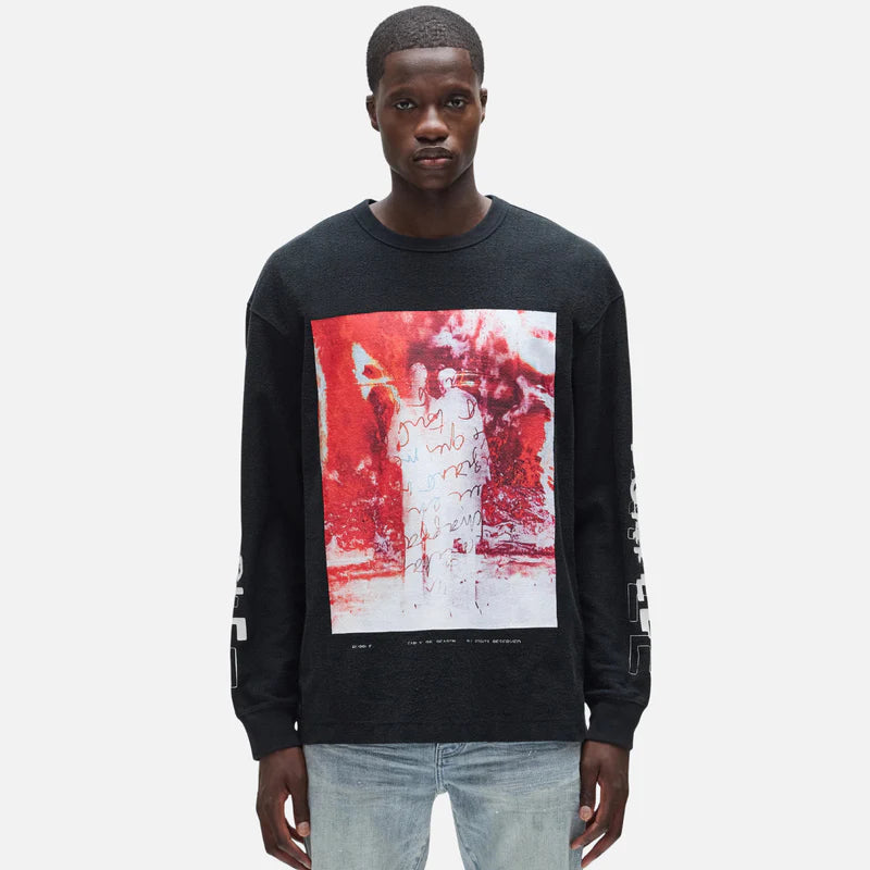 Black Inferno Long Sleeve T-Shirt