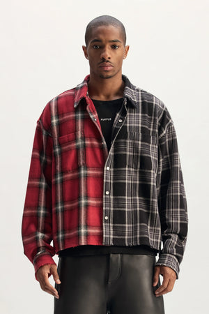 Two Tone Flannel Shirt