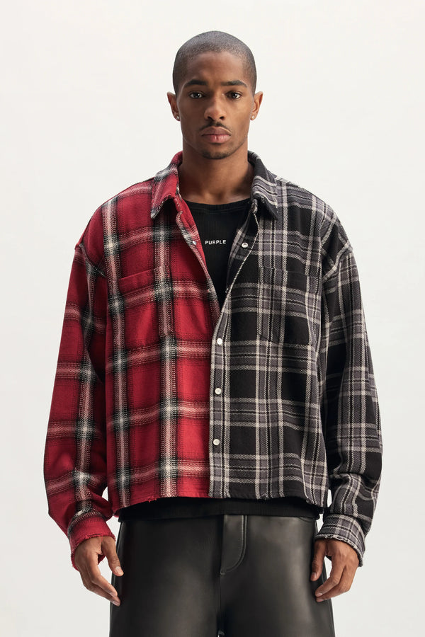 Two Tone Flannel Shirt