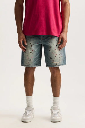 Cyanine Jewel Shorts