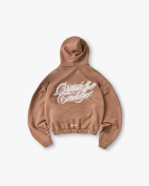 British Cowboys Hoodie in Dusty Brown