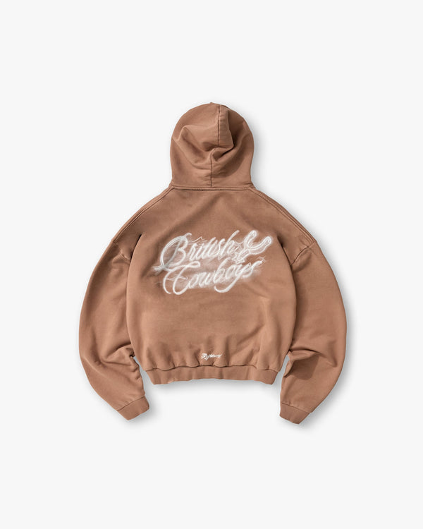 British Cowboys Hoodie in Dusty Brown