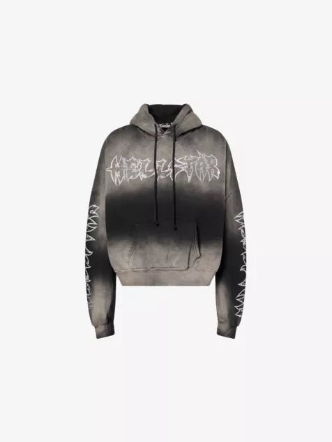 Stars Shine Graffiti Hoodie Black