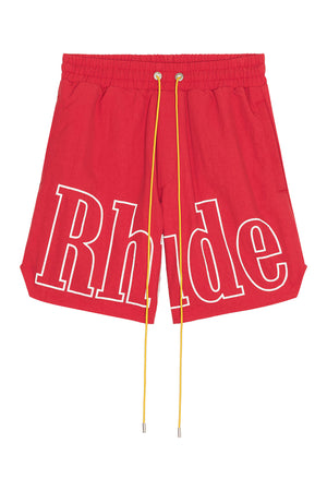 Rhude Logo Track Short