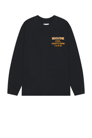 Rhude Steel Long Sleeve Tee Shirt