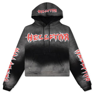 Stars Shine Graffiti Hoodie Black/Red
