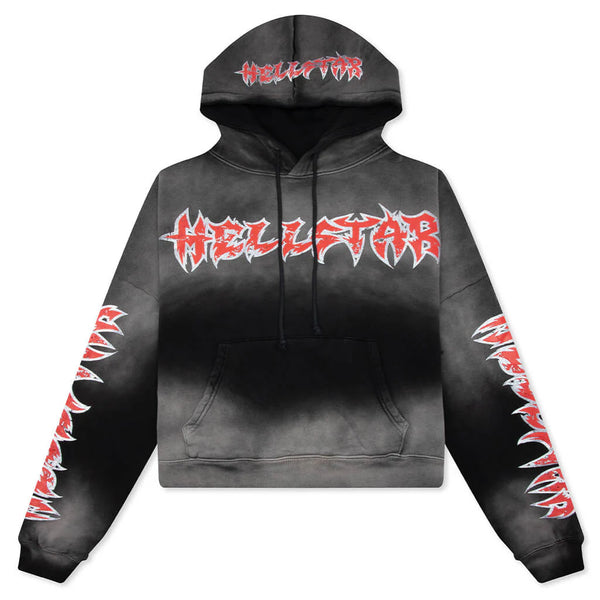 Stars Shine Graffiti Hoodie Black/Red