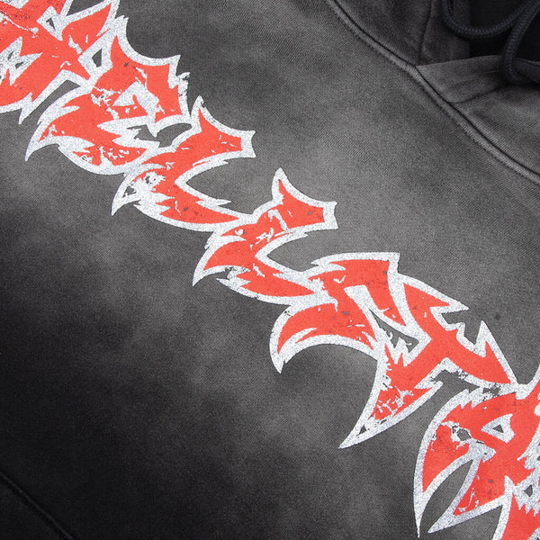 Stars Shine Graffiti Hoodie Black/Red