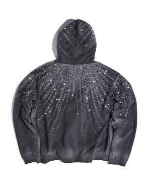 20K Stellar Diamond Hoodie In Gray