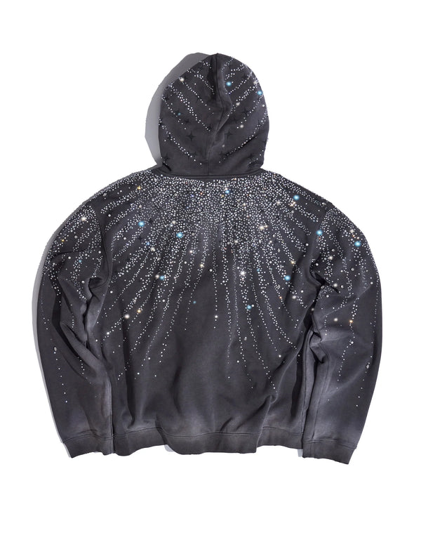 20K Stellar Diamond Hoodie In Gray