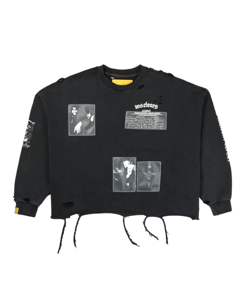 History Patched Crewneck