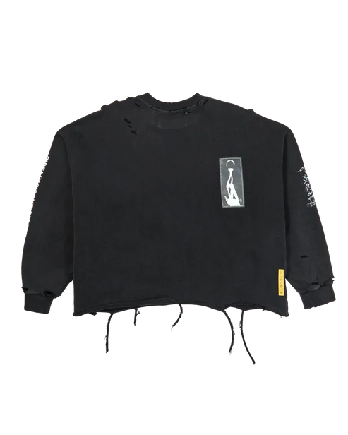 History Patched Crewneck