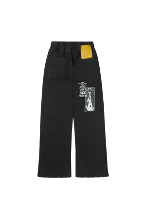 History Patched Sweatpants