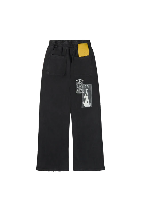 History Patched Sweatpants