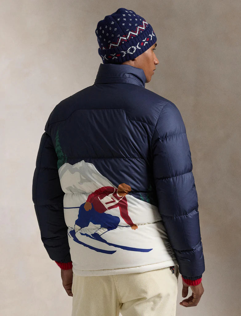 Gorham Skier Print Down Jacket