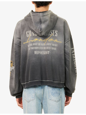 Represent X Guns N' Roses Cross Zip Through Hoodie