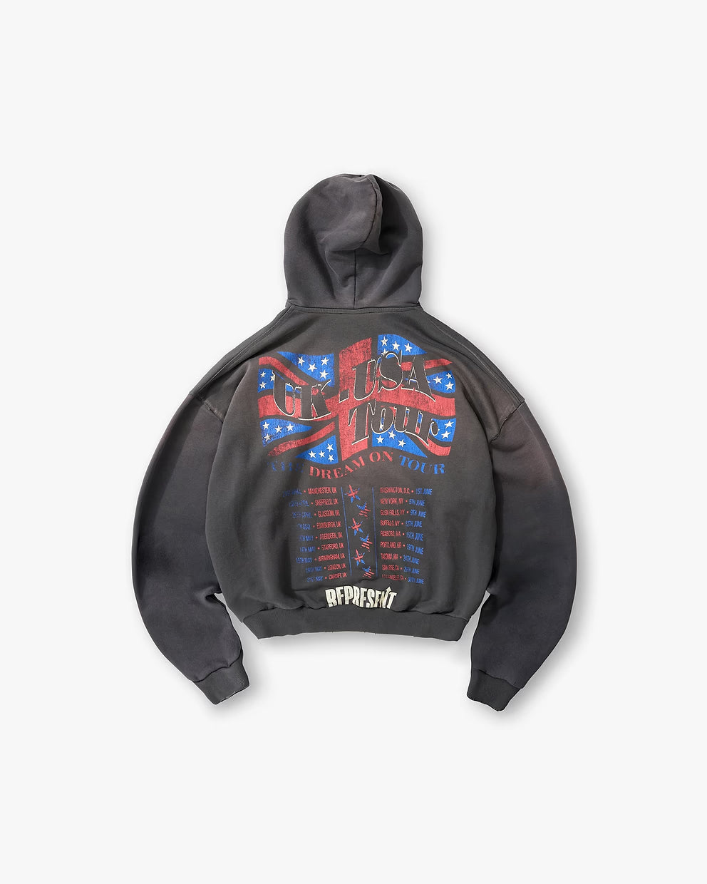 Dream on Tour Hoodie in Sunfade Gray