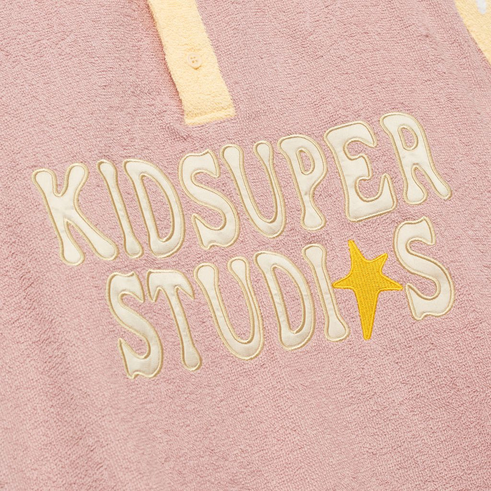 Terrycloth Stars Rugby Pastel Pink