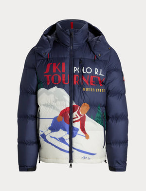 Gorham Skier Print Down Jacket