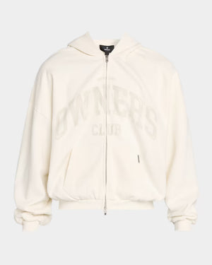 Men's Represent Owners Club Full-Zip Hoodie Chalk