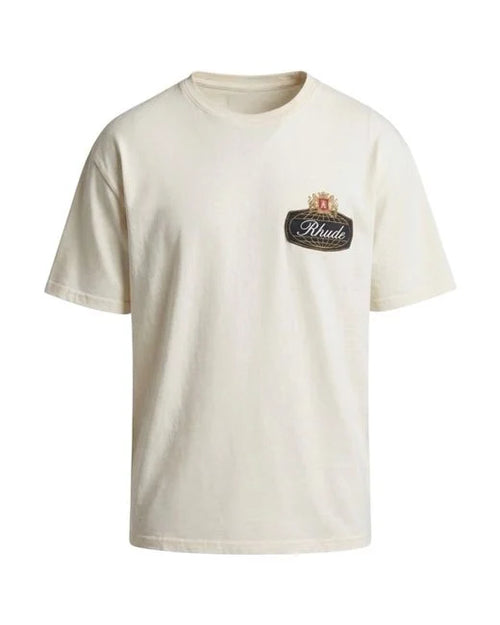Rhude Safari Crest Tee Vintage White/Blue/Red