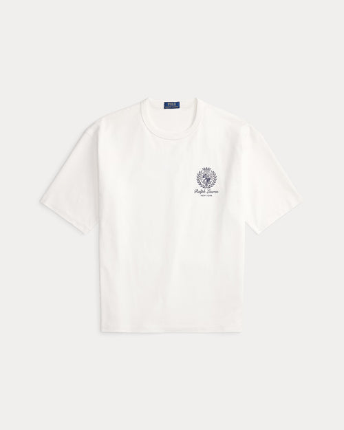 Relaxed Fit Jersey Graphic T-Shirt White