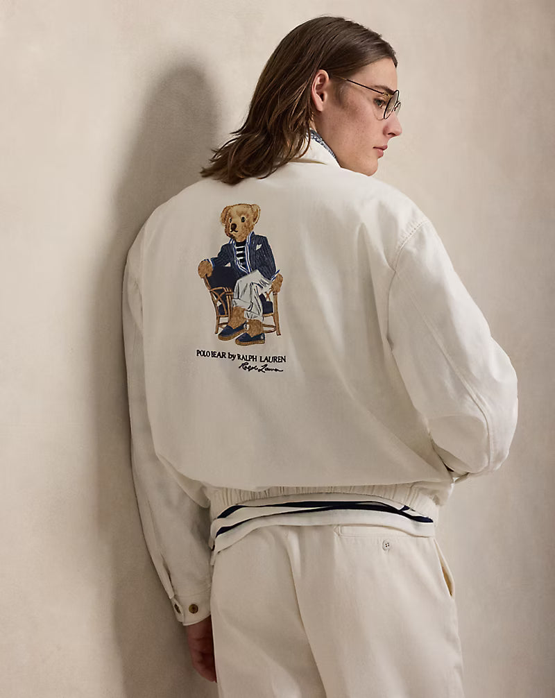 The Polo Bear Big Jacket Paper White