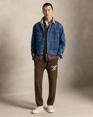 Fleece Graphic Drawstring Pant Cross Country RL