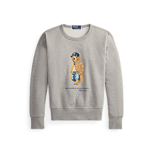 LONG-SLEEVE ATHLETIC FLEECE LITCHFIELD BEAR CREWNECK SWEATSHIRT (VINTAGE)