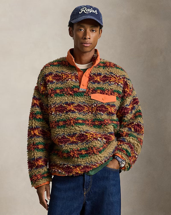 Relaxed Fit Pile Fleece Pullover