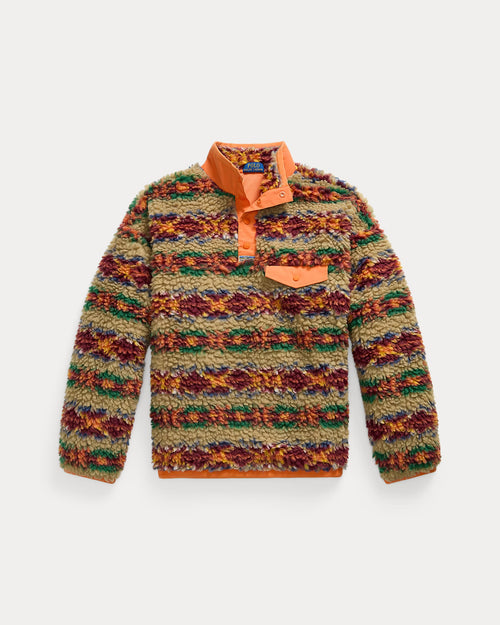 Relaxed Fit Pile Fleece Pullover