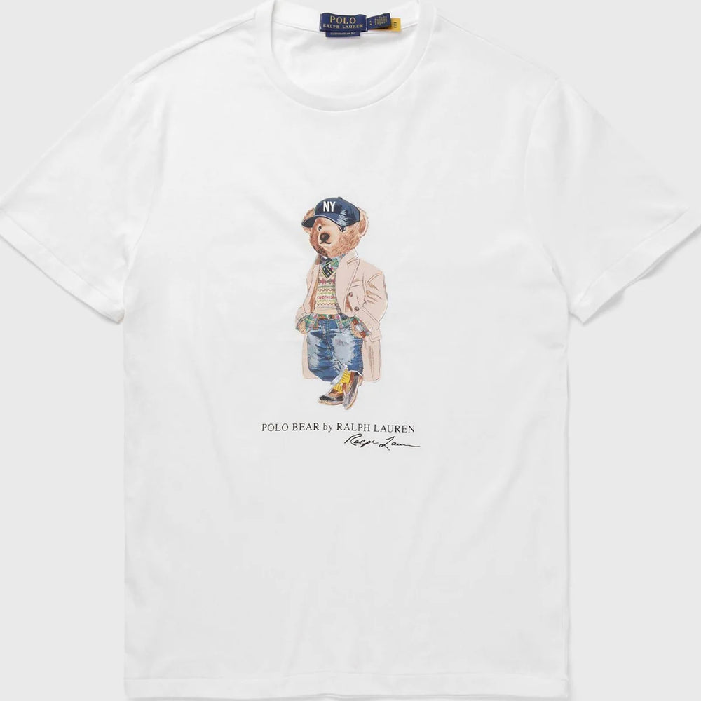Classic Fit Polo Bear Jersey T-Shirt NY Hat