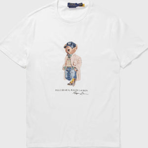 Classic Fit Polo Bear Jersey T-Shirt NY Hat
