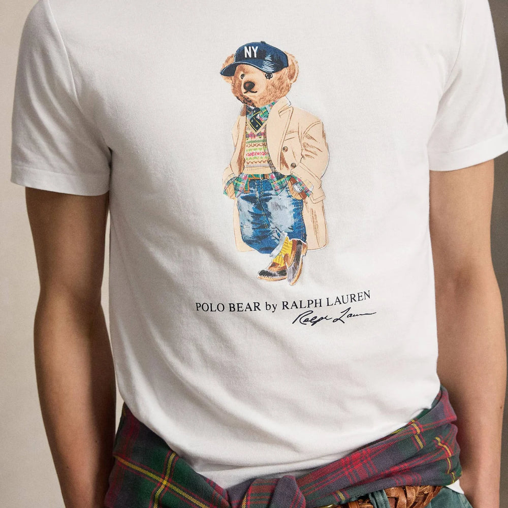 Classic Fit Polo Bear Jersey T-Shirt NY Hat