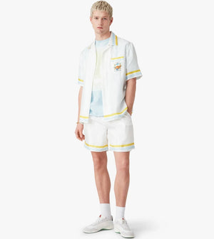 Tennis Landscape Cuban Collar SS Shirt