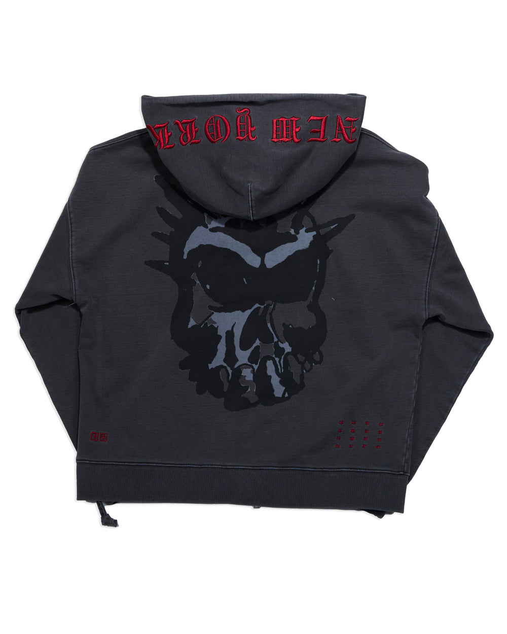 Graff Ekcess Zip Thru Hoodie Faded Black
